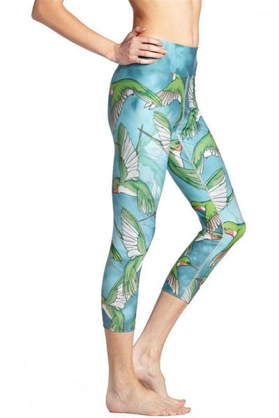 women's leggings women hummingbirds print fitness quick dry exercise high waist mid calf energy pants trousers ropa mujer, Black
women's leggings women hummingbirds print fitness quick dry exercise high waist mid calf energy pants trousers ropa mujer, Black