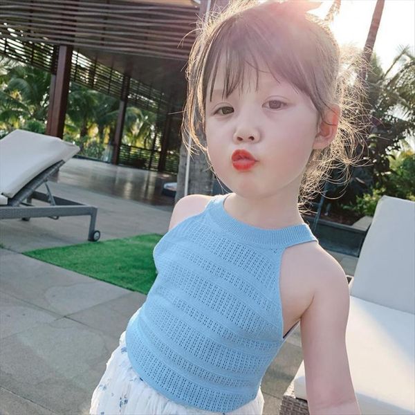 girls sling tanks sleeveless camisole sweet girl singlets lace embroidery hollow out slim children solid undershirt, Blue
girls sling tanks sleeveless camisole sweet girl singlets lace embroidery hollow out slim children solid undershirt, Blue