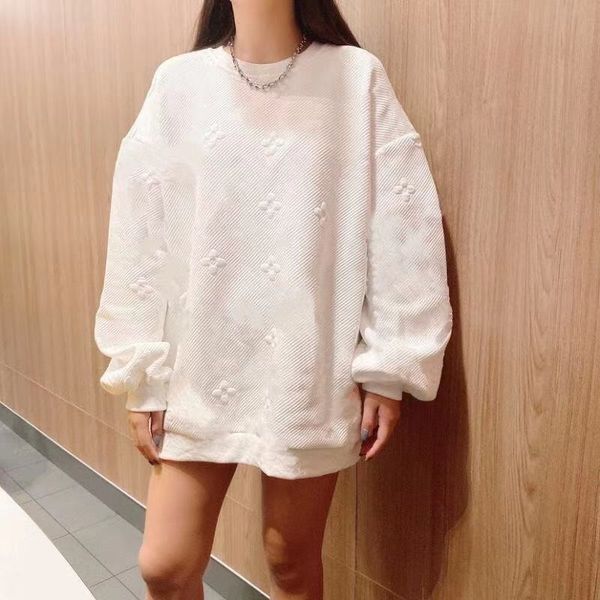 [ sweater 2021 fall/winter new presbyopia embossed printed long sleeve sweater loose couple, Black
[ sweater 2021 fall/winter new presbyopia embossed printed long sleeve sweater loose couple, Black