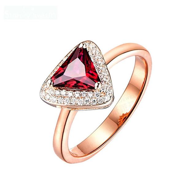cluster rings cmajor sterling silver synthetic diamond jewelry temperament 14ct vintage rose gold triangle red zircon classic ring for women, Golden;silver
cluster rings cmajor sterling silver synthetic diamond jewelry temperament 14ct vintage rose gold triangle red zircon classic ring for women, Golden;silver
