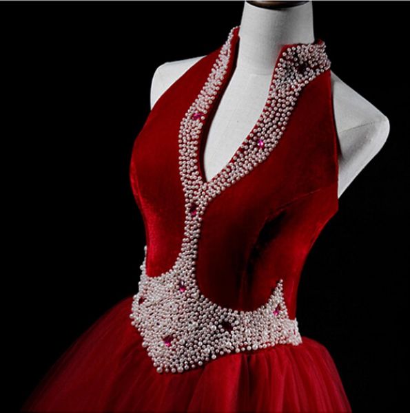new luxury 2021 wine red v-neck prom es vestido de noiva ball gown pearls crystal corset open back long evening party gg25, White;pink
new luxury 2021 wine red v-neck prom es vestido de noiva ball gown pearls crystal corset open back long evening party gg25, White;pink