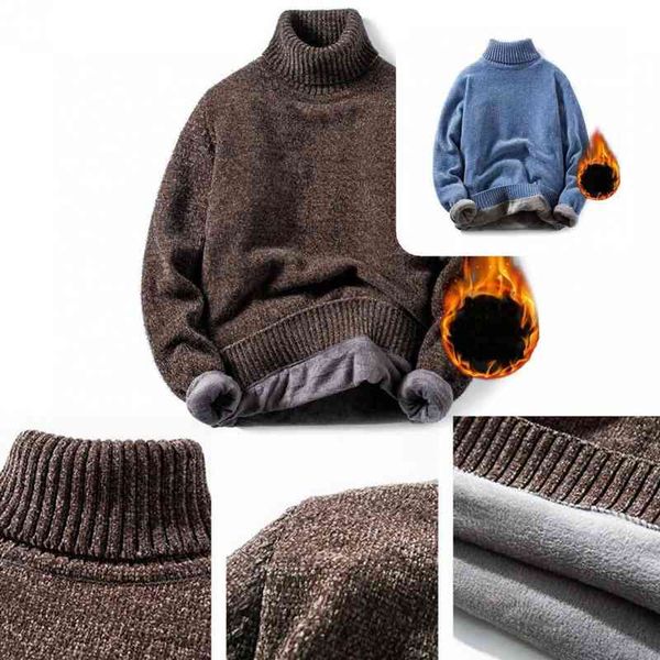 solid color plush high collar knitted spring men sweater for daily wear, Black
solid color plush high collar knitted spring men sweater for daily wear, Black