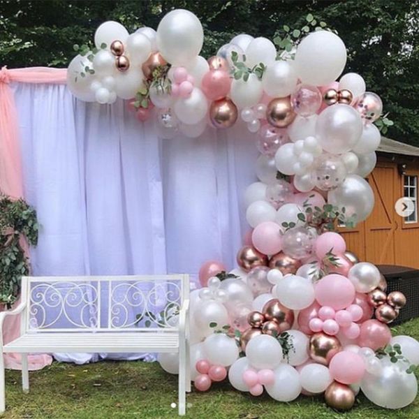 115pcs balloon garland arch kit 16ft long pink white rose gold latex air globos for baby shower birthday party decor supplies
115pcs balloon garland arch kit 16ft long pink white rose gold latex air globos for baby shower birthday party decor supplies