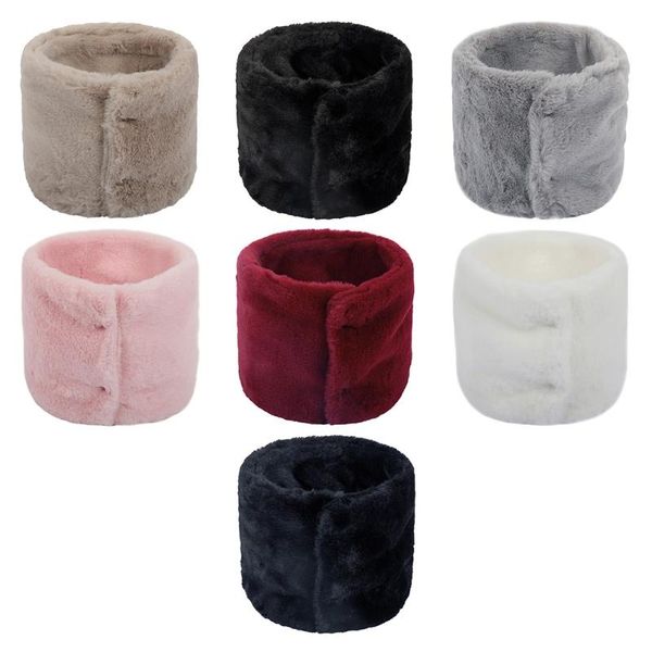 winter furry plush neck warmer solid color windproof buttons circle loop scarf 83xf, Blue;gray
winter furry plush neck warmer solid color windproof buttons circle loop scarf 83xf, Blue;gray