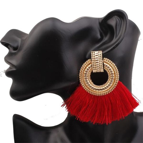 dangle & chandelier fashion bohemian big tassel earrings statement red vintage silk fabric drop earring for women 2021 jewelry, Silver
dangle & chandelier fashion bohemian big tassel earrings statement red vintage silk fabric drop earring for women 2021 jewelry, Silver