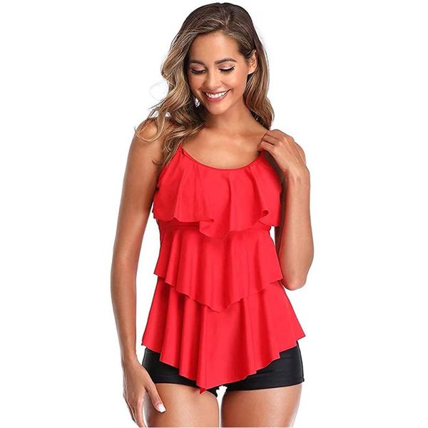 women's swimwear 2021 two piece plus size swimsuit women black red ruffle push up monokini female beachwear swim wear beach swimsuits, White;black
women's swimwear 2021 two piece plus size swimsuit women black red ruffle push up monokini female beachwear swim wear beach swimsuits, White;black