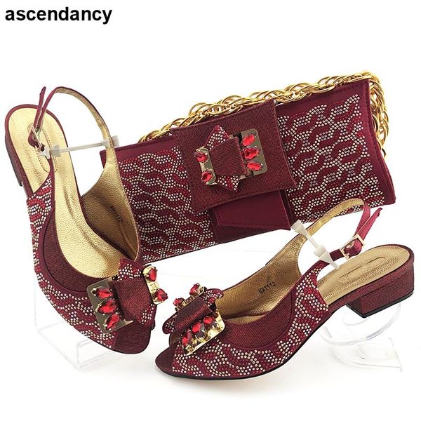 dress shoes designer shoe and bag set luxury woman decorated with rhinestone african for women plus size, Black
dress shoes designer shoe and bag set luxury woman decorated with rhinestone african for women plus size, Black