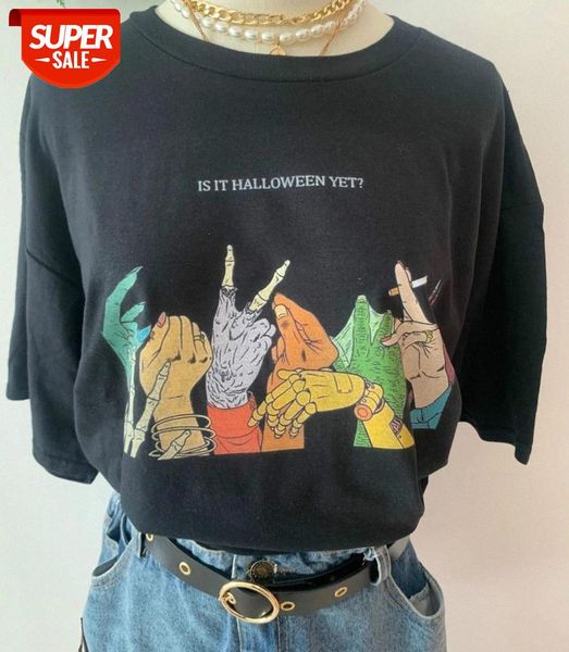 sunfiz HJN Is It Halloween Yet Graphic Tee Dark Gothic Style Unisex Female Tee Harajuku Hipster #K265, White
sunfiz HJN Is It Halloween Yet Graphic Tee Dark Gothic Style Unisex Female Tee Harajuku Hipster #K265, White