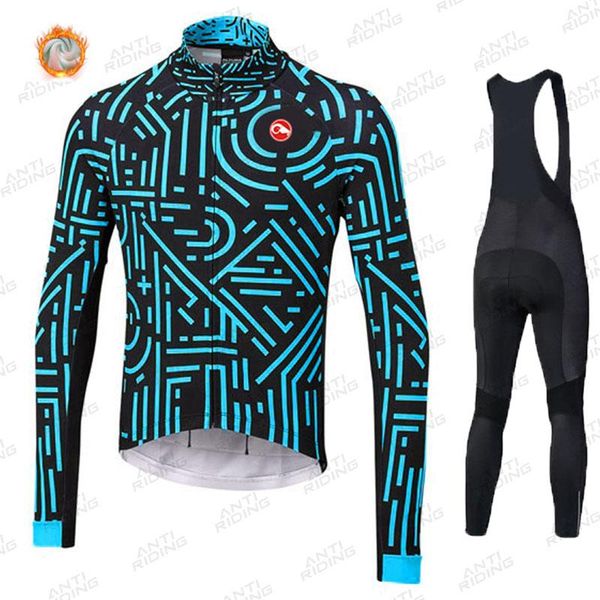 racing sets 2021 men's winter thermal fleece cycling jersey maillot ropa ciclismo bicycle clothes set triathlon suit, Black;blue
racing sets 2021 men's winter thermal fleece cycling jersey maillot ropa ciclismo bicycle clothes set triathlon suit, Black;blue