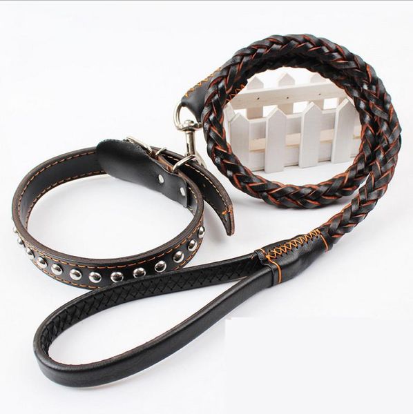dog collars & leashes 95cm genuine leather large dogs traction rope collar pet belt weaving round set for big do
dog collars & leashes 95cm genuine leather large dogs traction rope collar pet belt weaving round set for big do