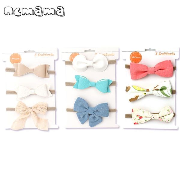 hair accessories 3 pcs/set baby soft nylon headband print leather bow elastic hairband girls princess party gifts, Slivery;white
hair accessories 3 pcs/set baby soft nylon headband print leather bow elastic hairband girls princess party gifts, Slivery;white