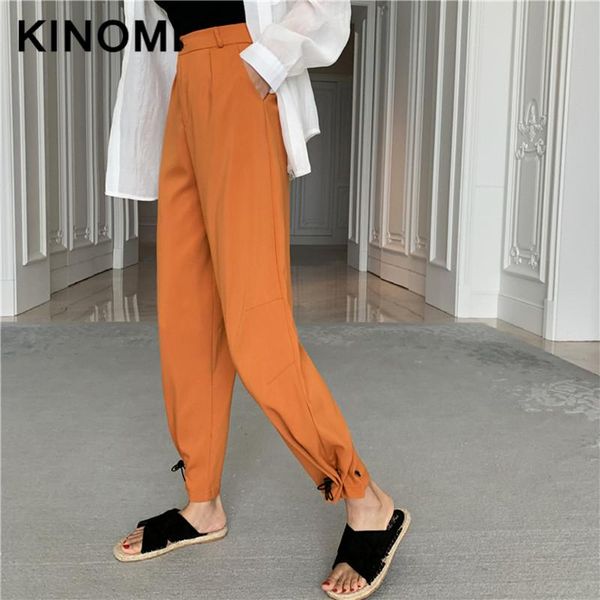 women's pants & capris kinomi 2021 autumn winter chic straight suit high waist vintage loose korean style casual long trouser pocket la, Black;white
women's pants & capris kinomi 2021 autumn winter chic straight suit high waist vintage loose korean style casual long trouser pocket la, Black;white