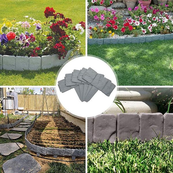 fencing, trellis & gates 10/20 pcs grey garden fence edging cobbled stone effect plastic lawn plant border decorations flower bed
fencing, trellis & gates 10/20 pcs grey garden fence edging cobbled stone effect plastic lawn plant border decorations flower bed