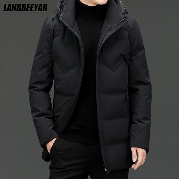 high end brand casual fashion long 90% mens duck down jacket with hood black windbreaker puffer coats winter mens clothes 211129
high end brand casual fashion long 90% mens duck down jacket with hood black windbreaker puffer coats winter mens clothes 211129