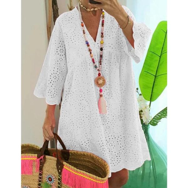 casual dresses 2021 summer loose solid hollow out three quarter sleeve v-neck a-line mini dress lugentolo womens, Black;gray
casual dresses 2021 summer loose solid hollow out three quarter sleeve v-neck a-line mini dress lugentolo womens, Black;gray
