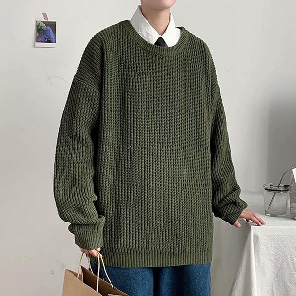 men's sweaters korean fashion men autumn solid color wool slim fit street wear mens clothes knitted sweater pullovers, White;black
men's sweaters korean fashion men autumn solid color wool slim fit street wear mens clothes knitted sweater pullovers, White;black