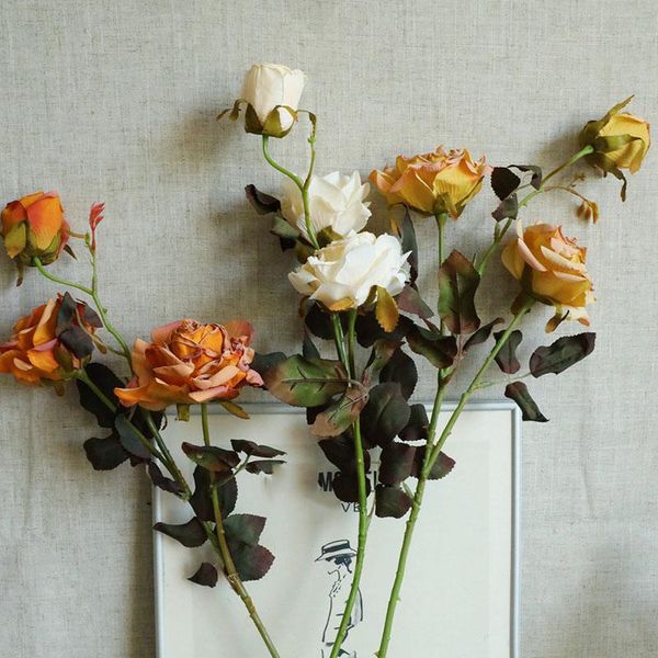 dried looking roses branch wrinkled ins artificial flowers for home table decor valentine gift christmas flores
dried looking roses branch wrinkled ins artificial flowers for home table decor valentine gift christmas flores