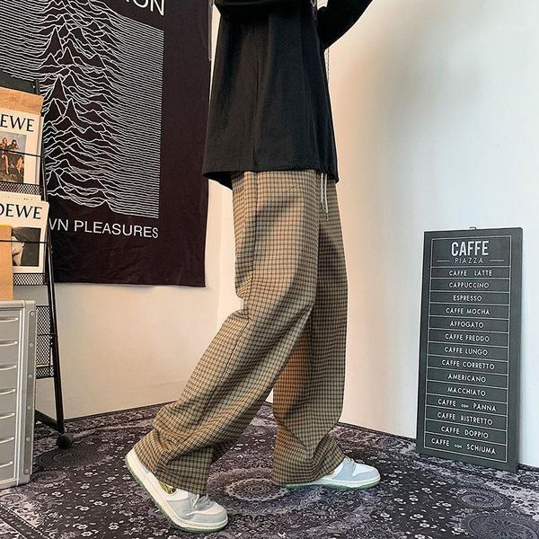 men's pants plaid men fashion retro oversized casual streetwear loose hip-hop wide-leg mens straight trousers m-3xl, Black
men's pants plaid men fashion retro oversized casual streetwear loose hip-hop wide-leg mens straight trousers m-3xl, Black