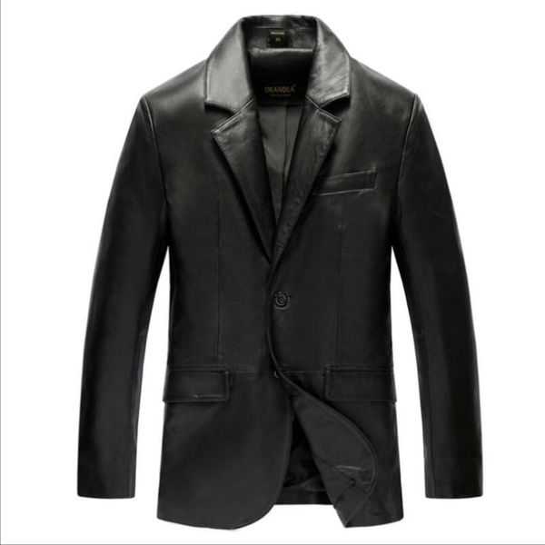 new s-5xl 2021 men's clothing sheep genuine leather suits single-breasted suit collar coat casual blazers jacket, White;black
new s-5xl 2021 men's clothing sheep genuine leather suits single-breasted suit collar coat casual blazers jacket, White;black