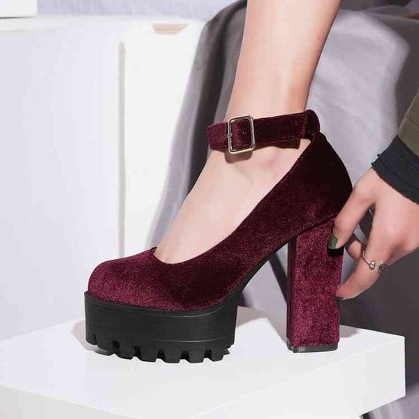 dress shoes pxelena chunky block high heels womens pumps ankle strap round toe flock party date ladies punk rock gothic 34-42 mred, Black
dress shoes pxelena chunky block high heels womens pumps ankle strap round toe flock party date ladies punk rock gothic 34-42 mred, Black