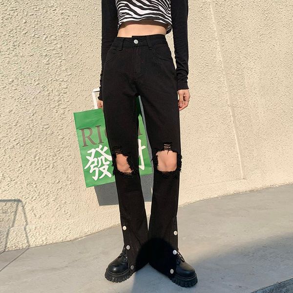 women's jeans women pants denim clothing vintage boyfriend jean streetwear straight casual ripped, Blue
women's jeans women pants denim clothing vintage boyfriend jean streetwear straight casual ripped, Blue