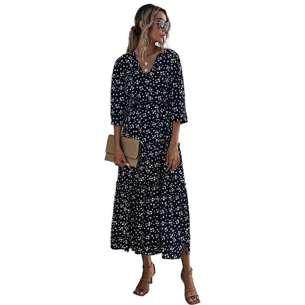 fashion 2021 spring new european and american womens clothing high waist temperament long dress slim royal blue floral dress female csfs, White;black
fashion 2021 spring new european and american womens clothing high waist temperament long dress slim royal blue floral dress female csfs, White;black