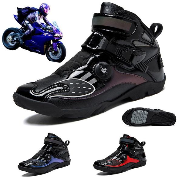 cycling footwear motorcycle shoes men's outdoor non-slip professional racing riding boots street fashion travel off-road, Black
cycling footwear motorcycle shoes men's outdoor non-slip professional racing riding boots street fashion travel off-road, Black