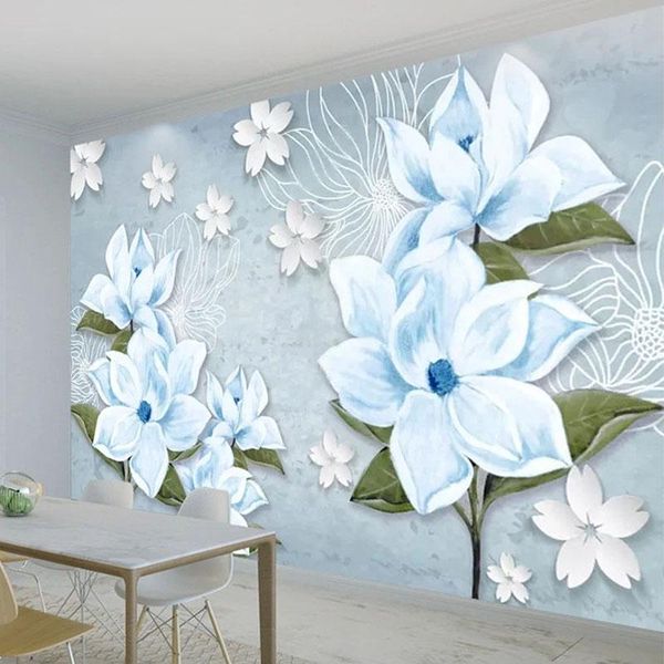 wallpapers custom 3d wall mural blue flower hand painted european style retro stereo living room background wallpaper papel de parede
wallpapers custom 3d wall mural blue flower hand painted european style retro stereo living room background wallpaper papel de parede