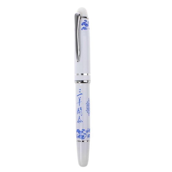 fountain pens 2021 1pcs ceramic black and white porcelain chinese painting medium nib pen
fountain pens 2021 1pcs ceramic black and white porcelain chinese painting medium nib pen
