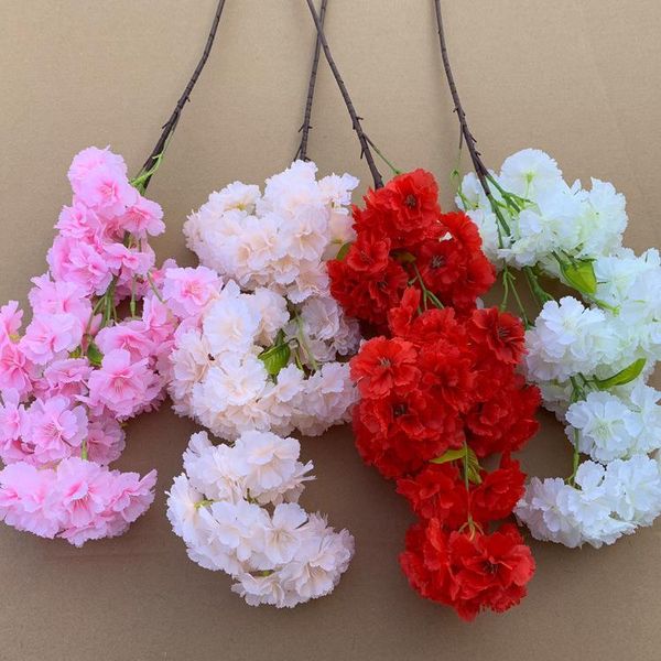 decorative flowers & wreaths plump flower artificial plants plastic fake silk cherry blossom branches for wedding home decoration
decorative flowers & wreaths plump flower artificial plants plastic fake silk cherry blossom branches for wedding home decoration