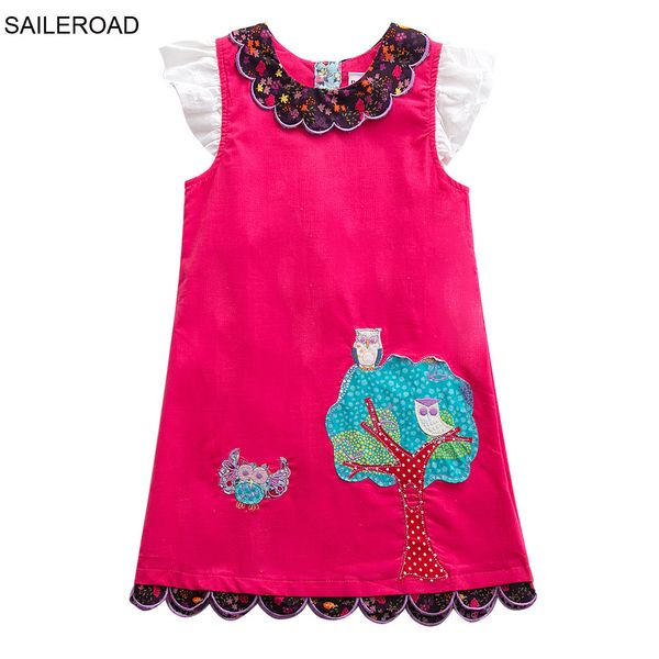 saileroad summer dresses owl tree children's clothing short sleeves dress outfit baby girl princess cotton kids clothes 210317, Red;yellow
saileroad summer dresses owl tree children's clothing short sleeves dress outfit baby girl princess cotton kids clothes 210317, Red;yellow