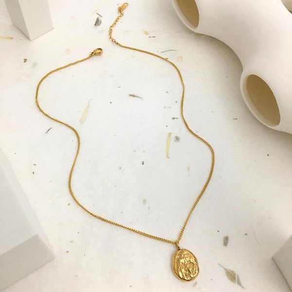 monlansher textured thick meteorite pendant necklace gold color titanium steel pendant necklace minimalist necklaces 2021 trend, Silver
monlansher textured thick meteorite pendant necklace gold color titanium steel pendant necklace minimalist necklaces 2021 trend, Silver