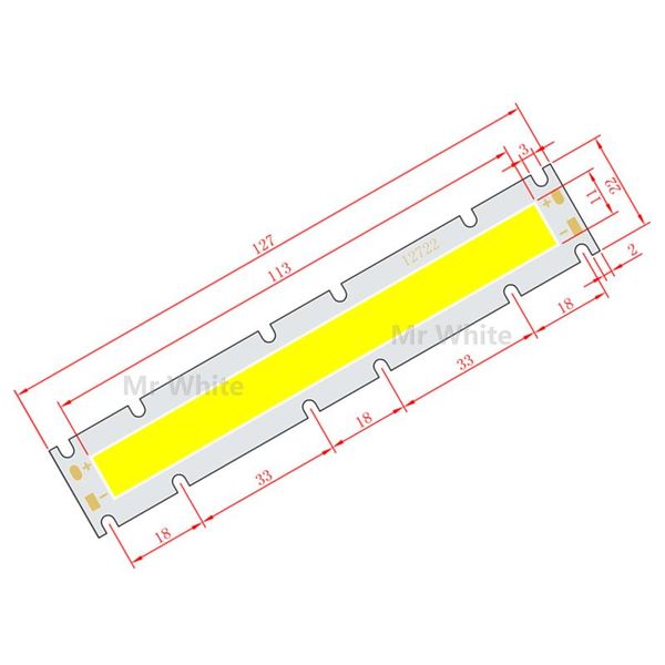 bulbs 10pcs oem odm led cob strip 127mm 22mm high power light source module 20w 30w 40w lamp for out door downlight
bulbs 10pcs oem odm led cob strip 127mm 22mm high power light source module 20w 30w 40w lamp for out door downlight
