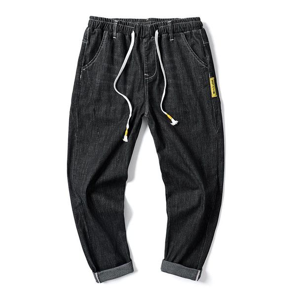 men's jeans plus size men fat to increase loose micro-elastic harem pants spring elastic slim-fit feet trousers, Blue
men's jeans plus size men fat to increase loose micro-elastic harem pants spring elastic slim-fit feet trousers, Blue