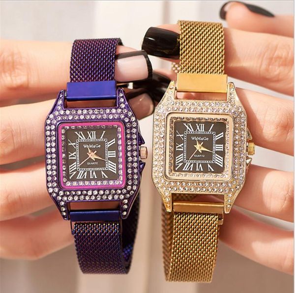 wristwatches relogio feminino double inlaid rhinestone square dial ladies magnet iron strap fashion lazy quartz watch casual, Slivery;brown
wristwatches relogio feminino double inlaid rhinestone square dial ladies magnet iron strap fashion lazy quartz watch casual, Slivery;brown