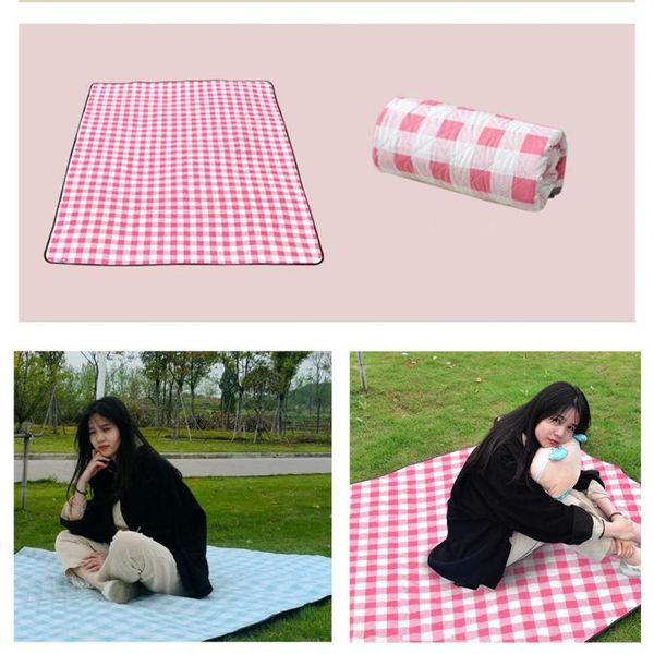 outdoor pads machine washable waterproof and moisture-proof picnic mat, beach camping thick plaid mat
outdoor pads machine washable waterproof and moisture-proof picnic mat, beach camping thick plaid mat