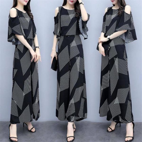 two piece dress summer 2 set women crop to elegant striped bloust and long wide leg pants female suits, White
two piece dress summer 2 set women crop to elegant striped bloust and long wide leg pants female suits, White