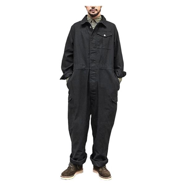 men's jeans loose multi pockets cargo jumpsuits long sleeve overalls streetwear pants working clothing coveralls, Blue
men's jeans loose multi pockets cargo jumpsuits long sleeve overalls streetwear pants working clothing coveralls, Blue