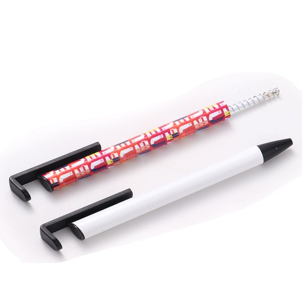 2 in 1 sublimation pens with shrink wraps cartridge diy blanks phone holders thermal heat transfer white ballpoint gel pen wholesale unique, Blue;orange
2 in 1 sublimation pens with shrink wraps cartridge diy blanks phone holders thermal heat transfer white ballpoint gel pen wholesale unique, Blue;orange