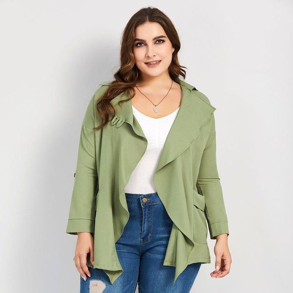 women's trench coats women casual army green fall elegant plus size loose thin notched lapel plain female fashion office lady overcoats, Tan;black
women's trench coats women casual army green fall elegant plus size loose thin notched lapel plain female fashion office lady overcoats, Tan;black