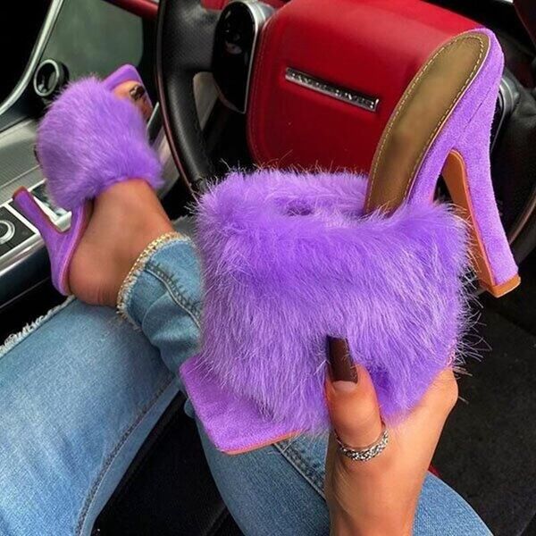dress shoes 2021 summer luxury celebrities women pumps fluffy faux solid high thin heel peep toe elegant fashion ladies female trend, Black
dress shoes 2021 summer luxury celebrities women pumps fluffy faux solid high thin heel peep toe elegant fashion ladies female trend, Black