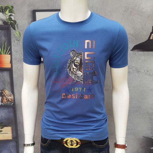 w0555 men's cotton t-shirt round neck short sleeve shirt men's 2021 summer new personalized half sleeve shirt breathable base t, White;black
w0555 men's cotton t-shirt round neck short sleeve shirt men's 2021 summer new personalized half sleeve shirt breathable base t, White;black