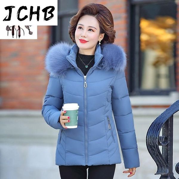 jchb 2021 women's winter parkas slim hooded female jackets plus size solid with fur collar cotton padded casual thick coat ladie, Black;brown
jchb 2021 women's winter parkas slim hooded female jackets plus size solid with fur collar cotton padded casual thick coat ladie, Black;brown