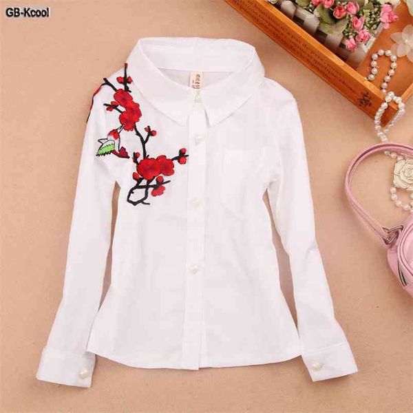 fashion big girl white blouses fall back to school kids cotton turn-down collar shirts for girls 210622, White;black
fashion big girl white blouses fall back to school kids cotton turn-down collar shirts for girls 210622, White;black