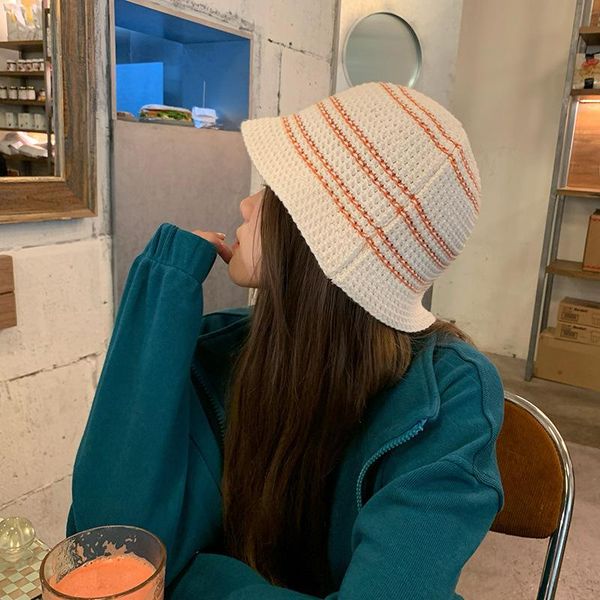 wide brim hats women winter striped knitted hat mixed color fisherman warm breathable bucket cap outdoor gorros headdress female panama, Blue;gray
wide brim hats women winter striped knitted hat mixed color fisherman warm breathable bucket cap outdoor gorros headdress female panama, Blue;gray