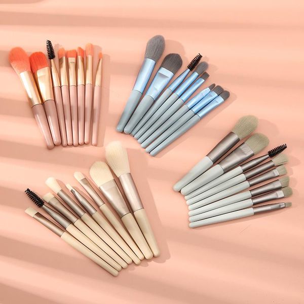 makeup brushes beauty 8 pcs mini travel portable soft set eye shadow foundation powder eyelash lip concealer blush make up tools 
makeup brushes beauty 8 pcs mini travel portable soft set eye shadow foundation powder eyelash lip concealer blush make up tools