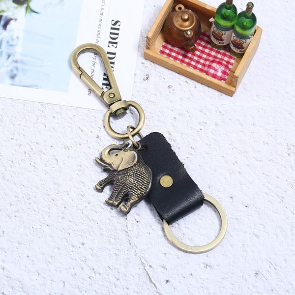 new alloy elephant keychain male and female car genuine leather creative pendant gift event small gift leather buckle, Slivery;golden
new alloy elephant keychain male and female car genuine leather creative pendant gift event small gift leather buckle, Slivery;golden