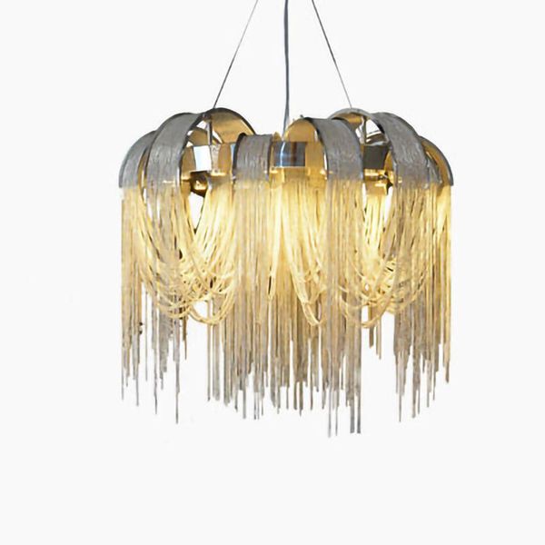 pendant lamps modern aluminum chandelier lights luxury chain tassel chrome living room decoration restaurant light
pendant lamps modern aluminum chandelier lights luxury chain tassel chrome living room decoration restaurant light
