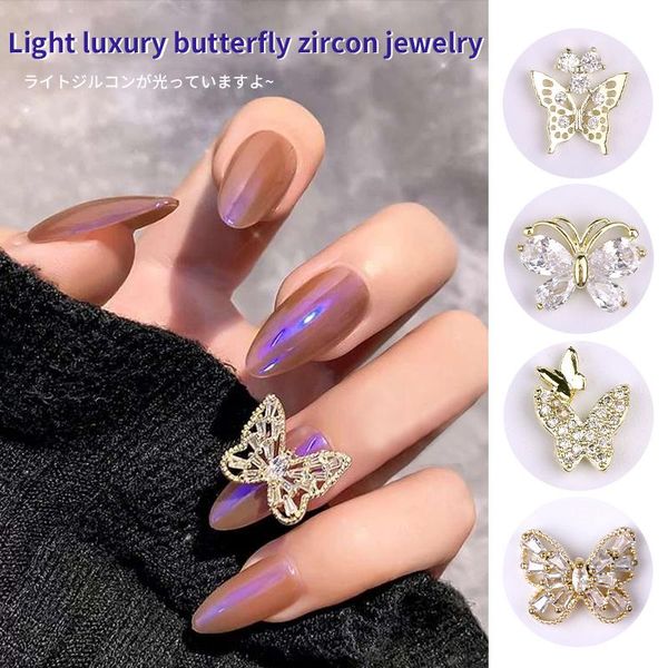 nail art decorations the latest explosion of light luxury zirconia butterfly zircon pearl metal manicure diy accessories decoration, Silver;gold
nail art decorations the latest explosion of light luxury zirconia butterfly zircon pearl metal manicure diy accessories decoration, Silver;gold
