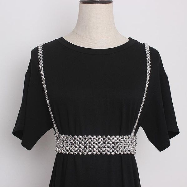 belts women's runway fashion shiny beaded elastic vest cummerbunds female dress corsets waistband decoration wide belt tb1813, Black;brown
belts women's runway fashion shiny beaded elastic vest cummerbunds female dress corsets waistband decoration wide belt tb1813, Black;brown